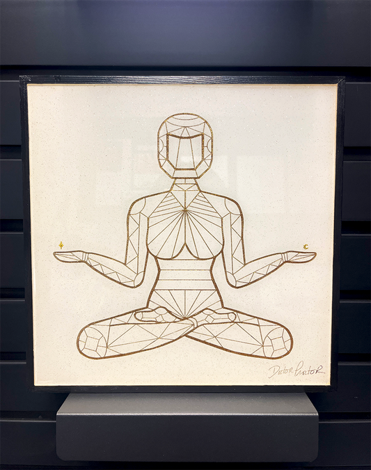 AffirmationNaut Resin Pour 12" x 12"