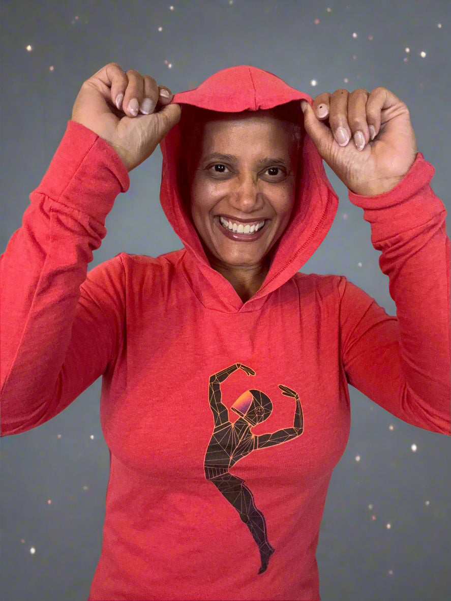 Afroboticus Plasma Hooded long-sleeve tee