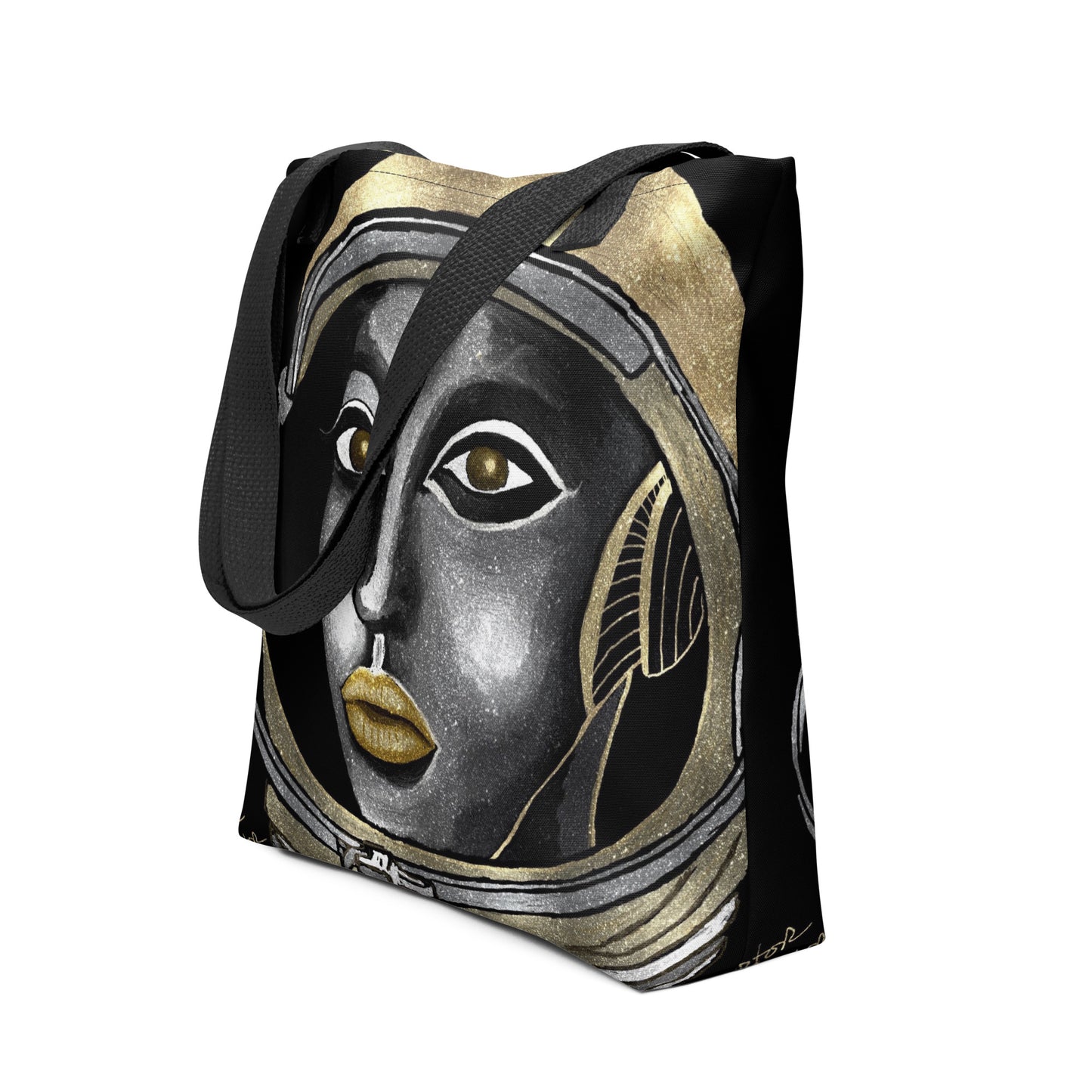 Afrobotica Golden Reflection Tote bag