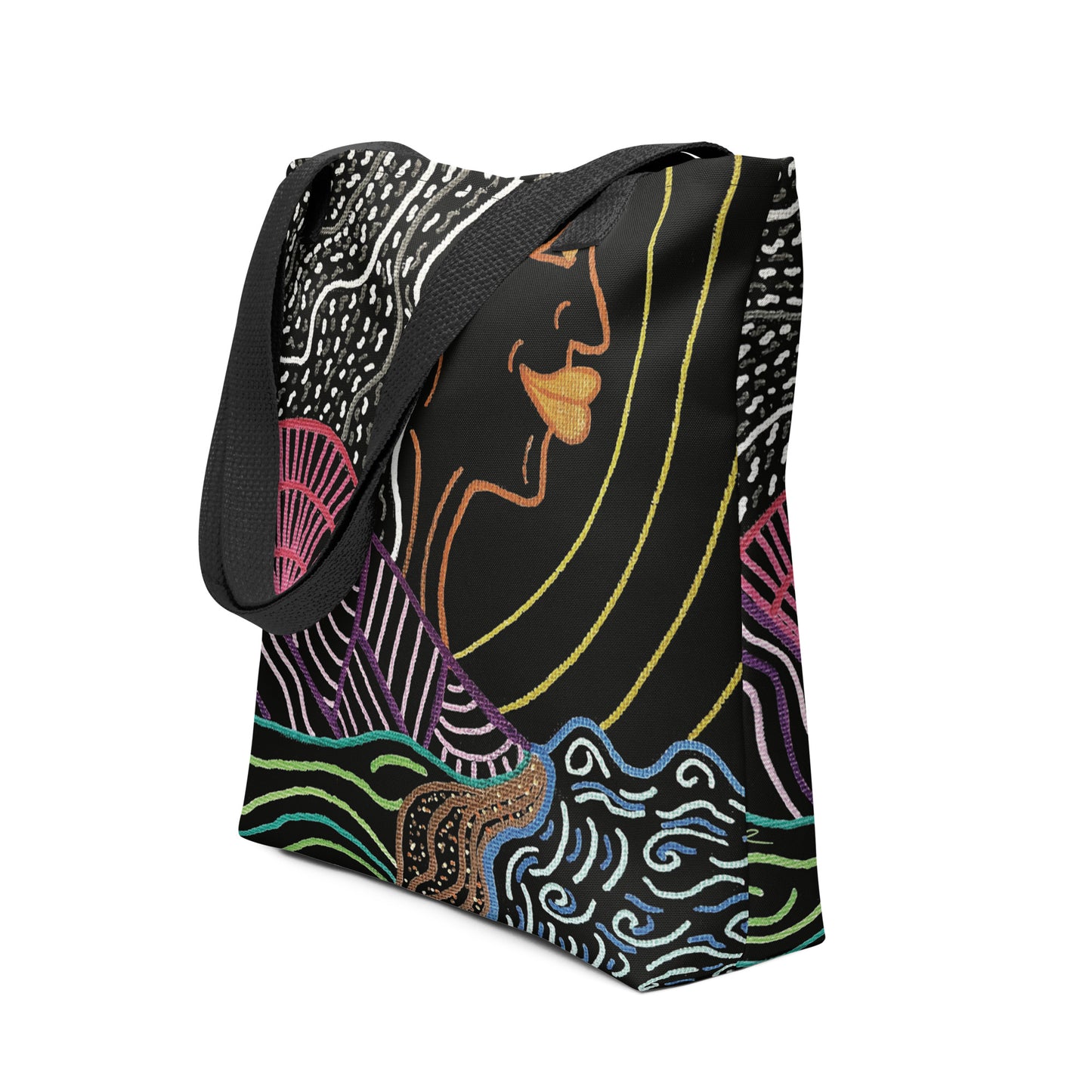 She's Waiting Tote bag