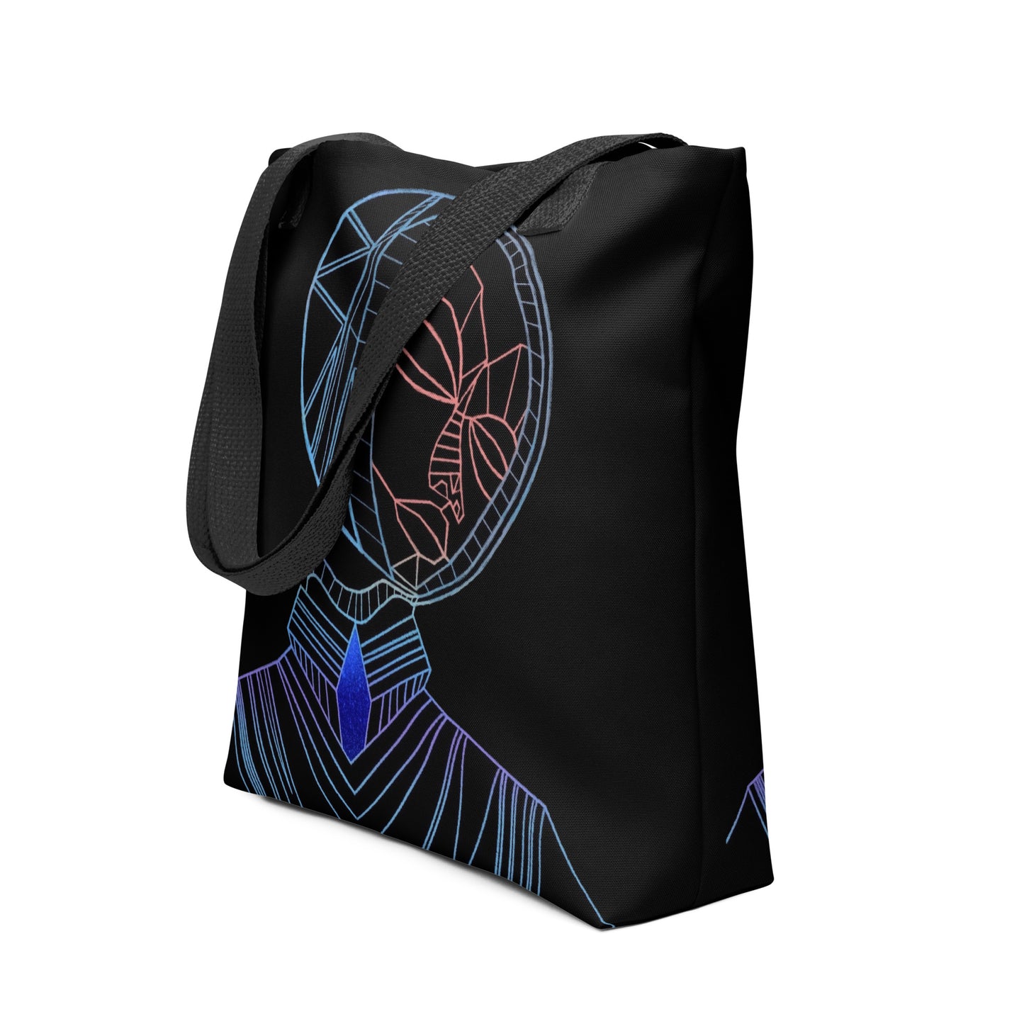Afrobotica Melancholy Blue Tote bag