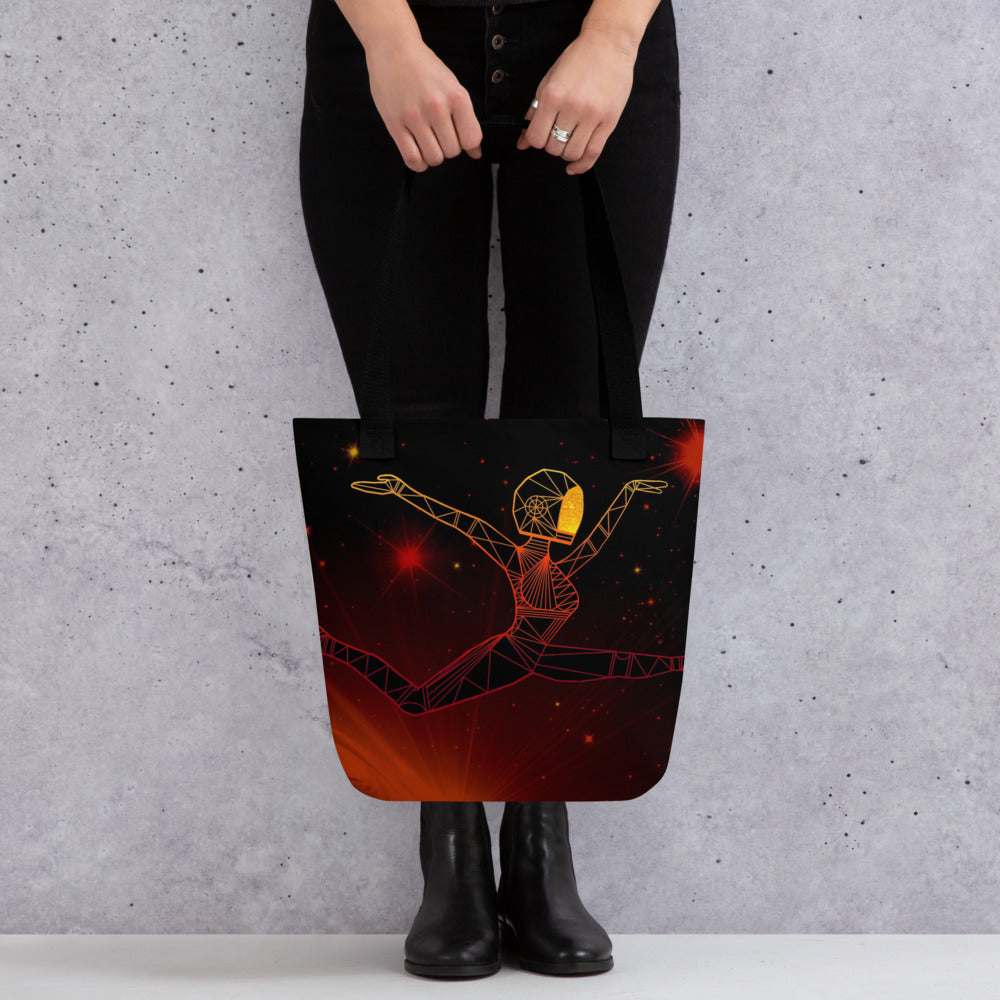 Afrobotica Ciseaux Red Tote bag