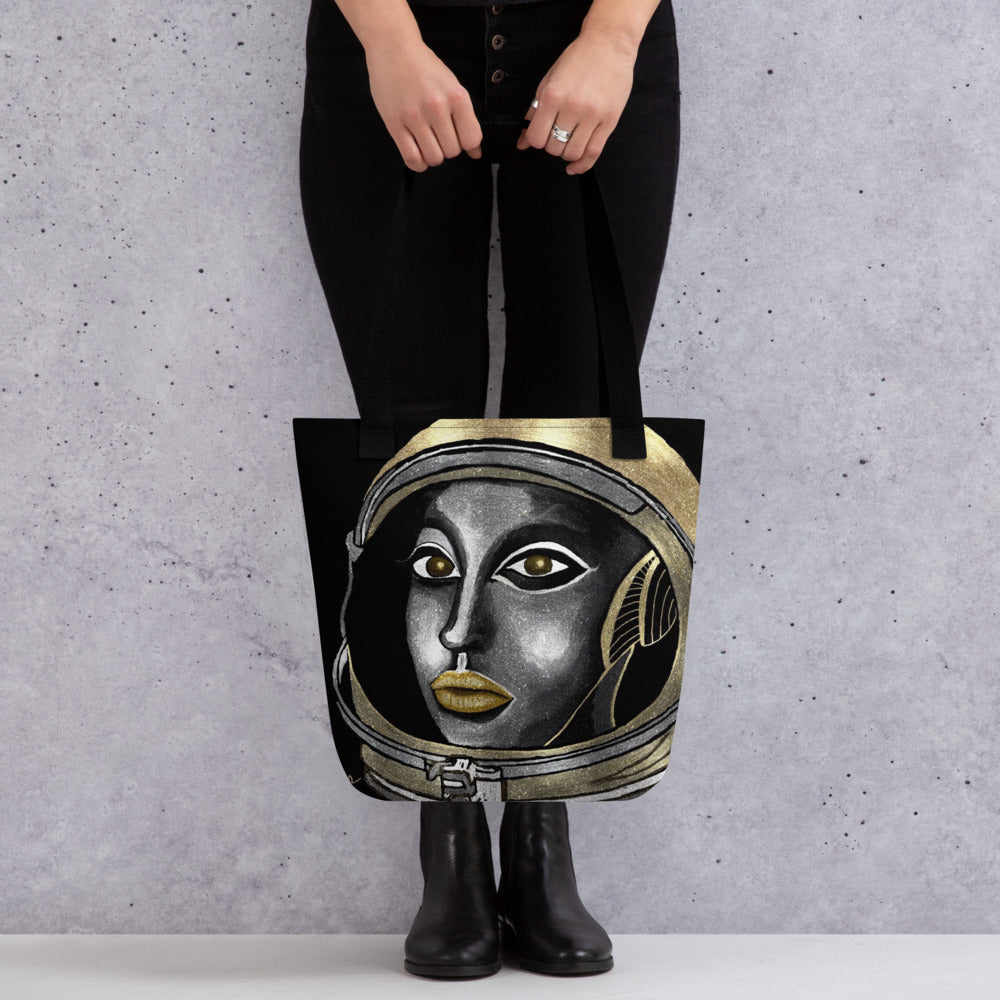 Afrobotica Golden Reflection Tote bag