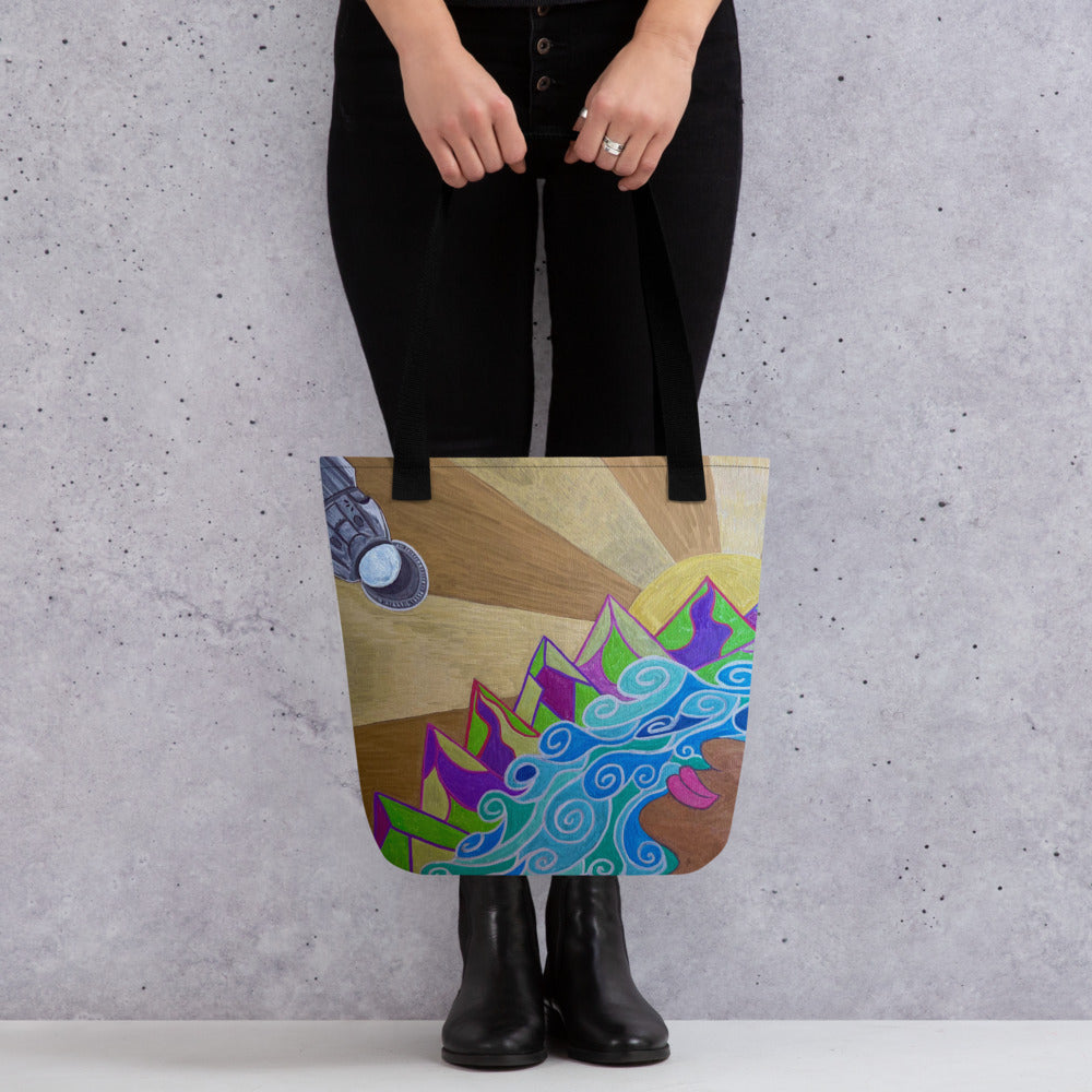 Dragon Eye Reflections Tote bag