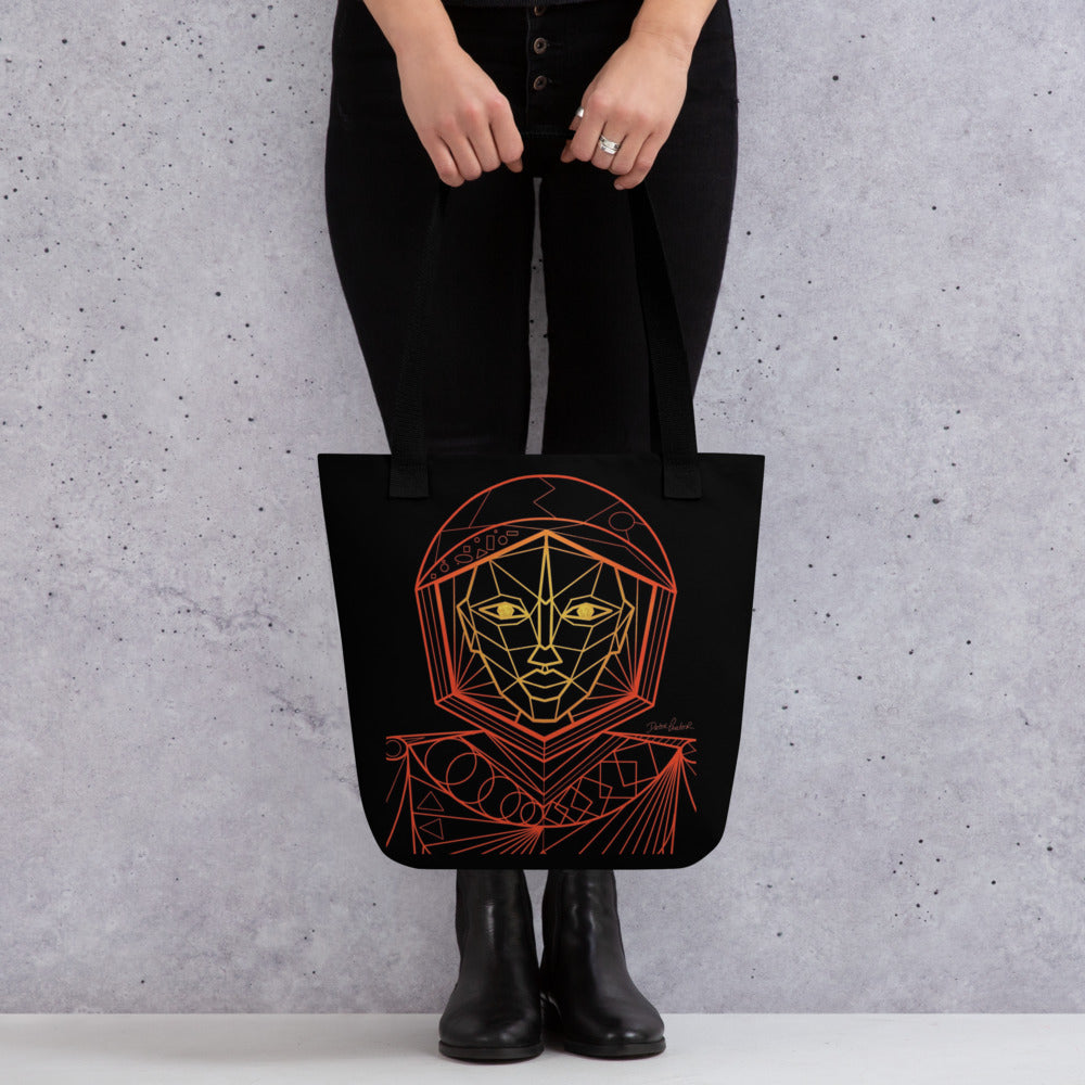 Afrobotica Avatar Red Tote bag