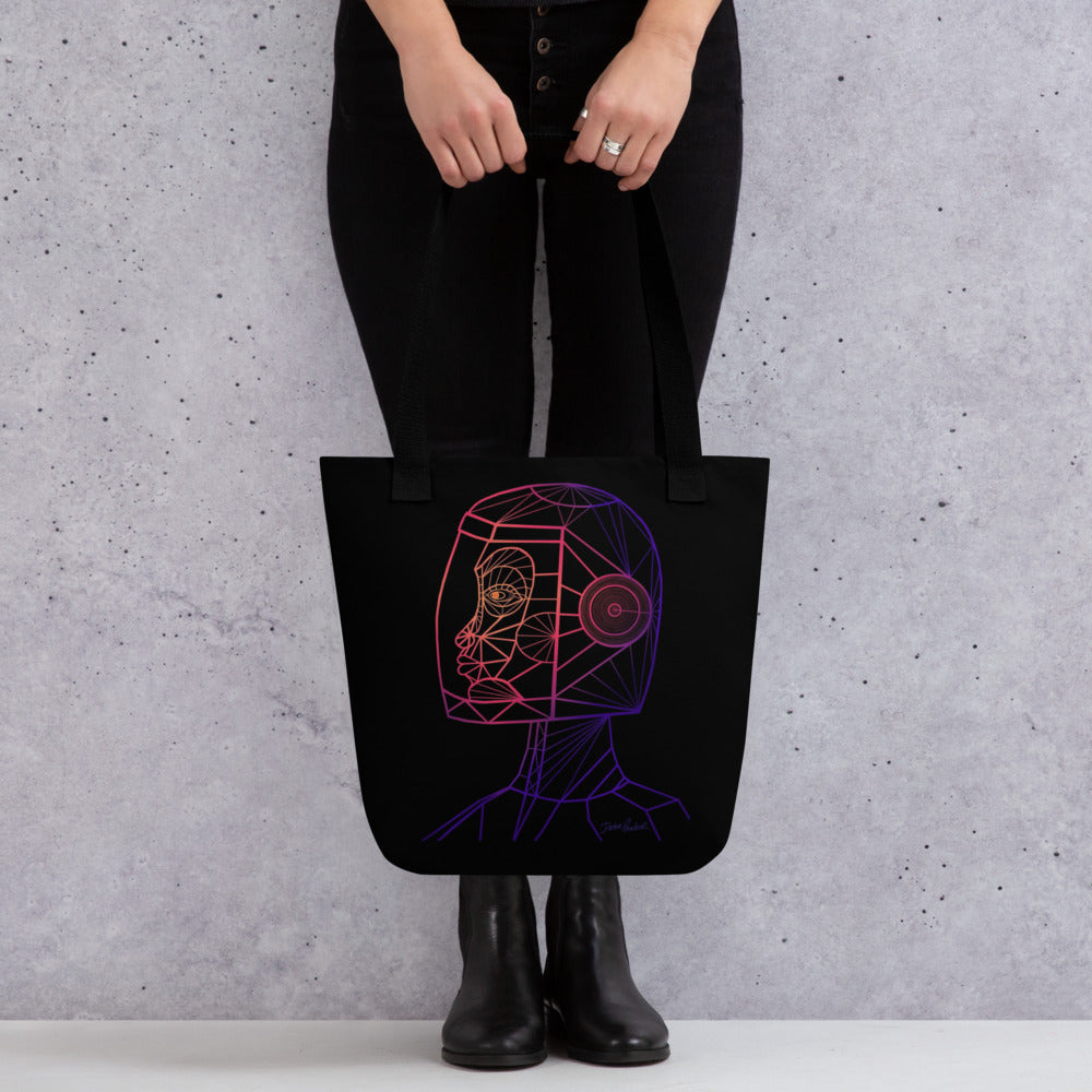 Afrobotica Native Neon Tote bag