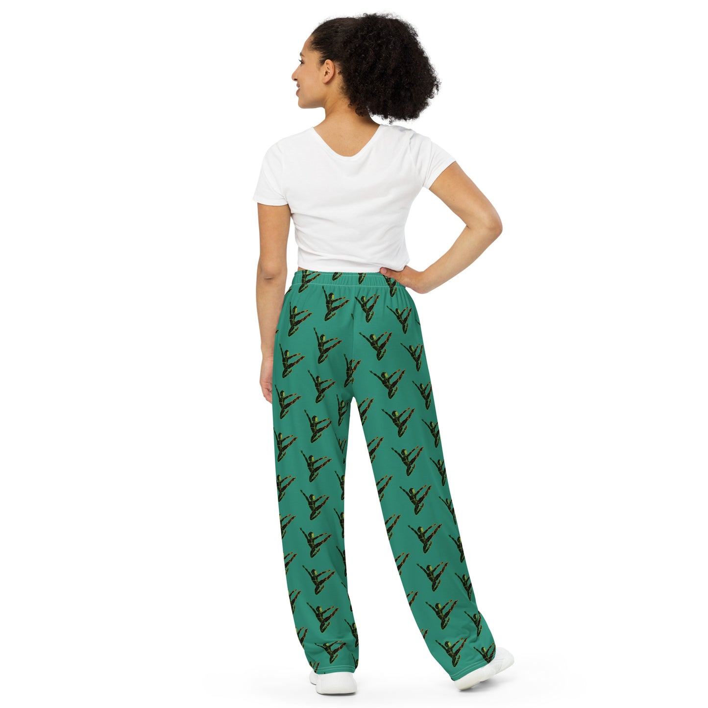 Afroboticus Emerald unisex wide-leg pants