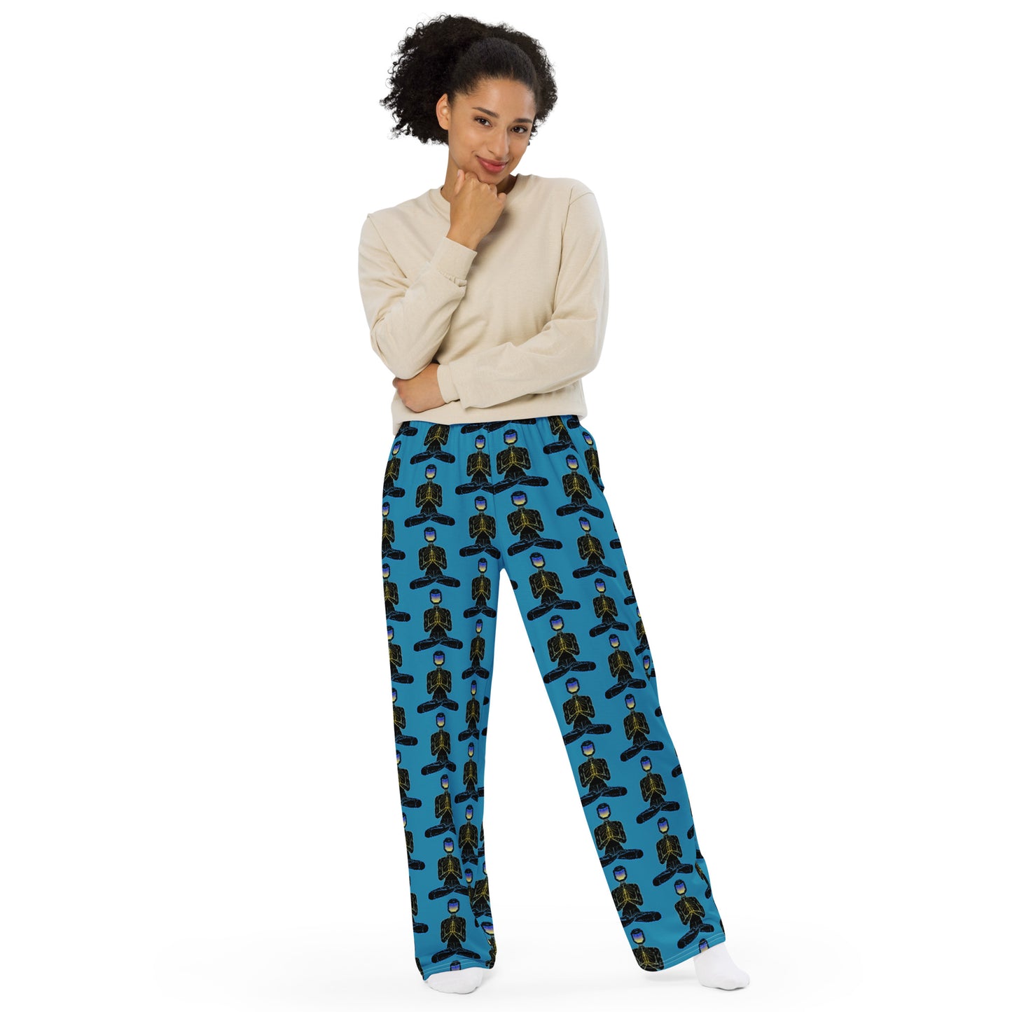 FaithNaut unisex wide-leg pants