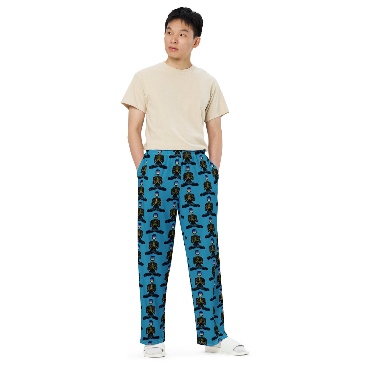 FaithNaut unisex wide-leg pants