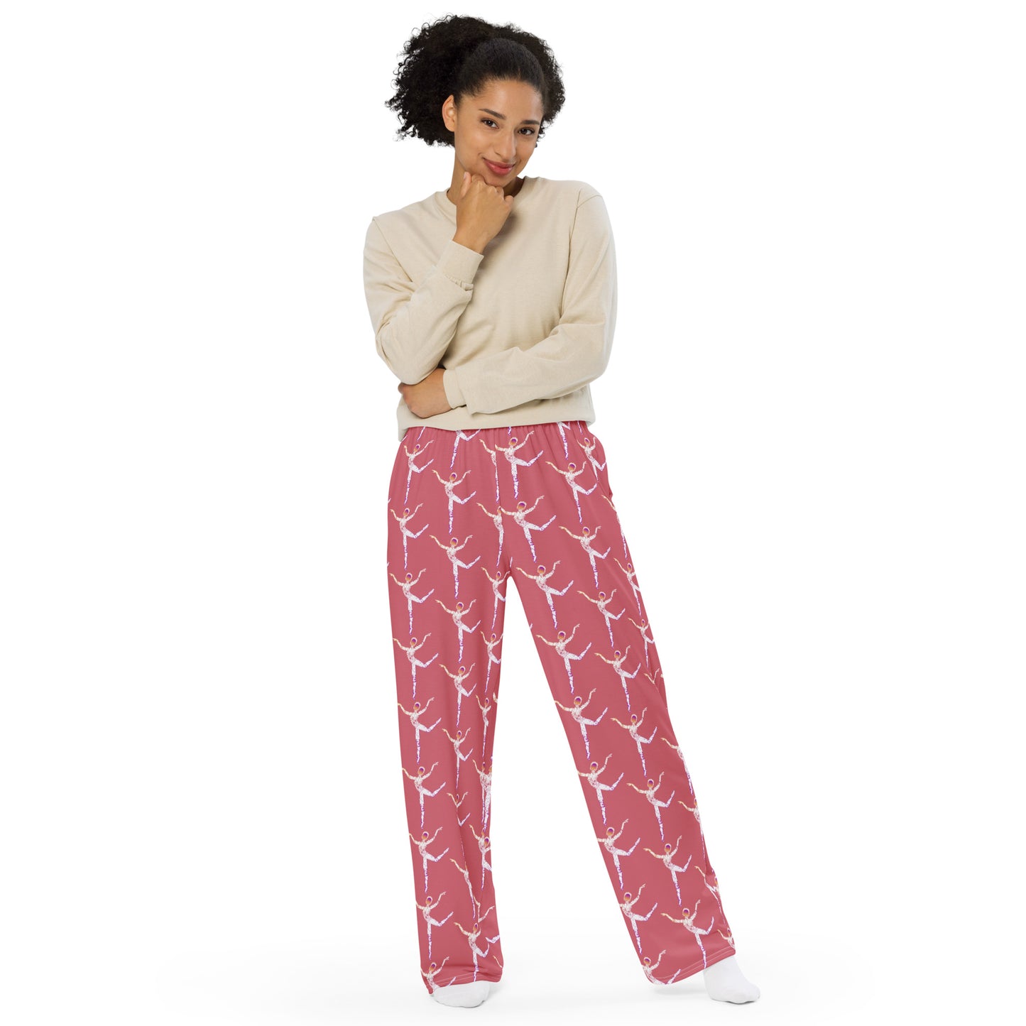 Afrobotica Rings unisex wide-leg pants