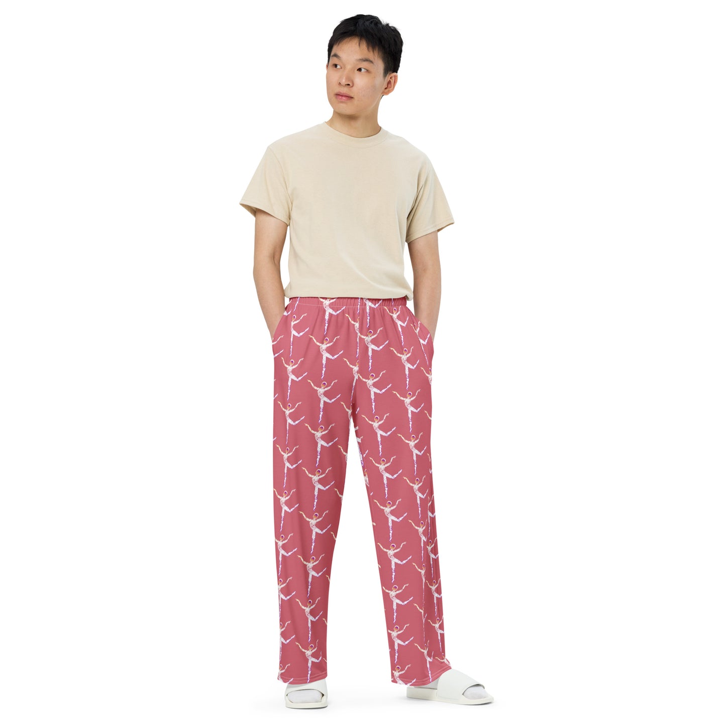 Afrobotica Rings unisex wide-leg pants