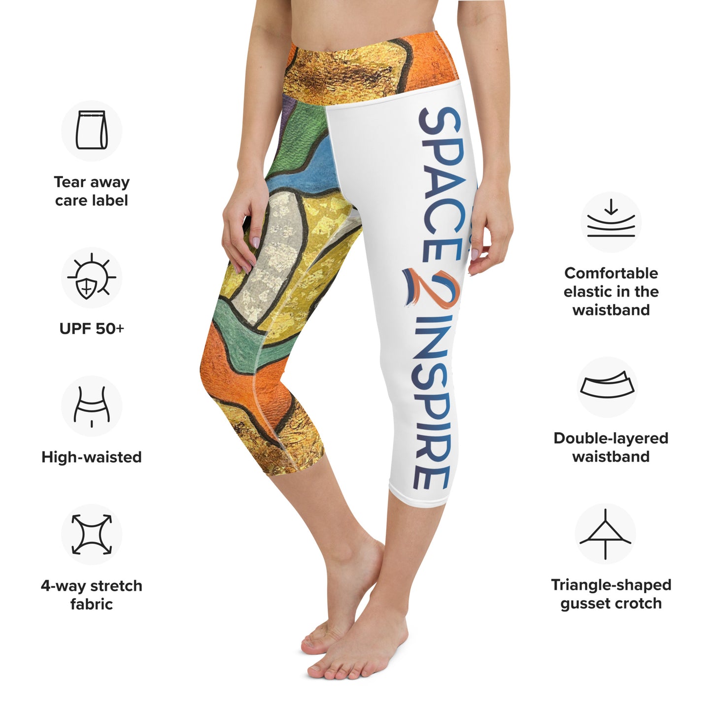 Masquerade Yoga Capri Leggings