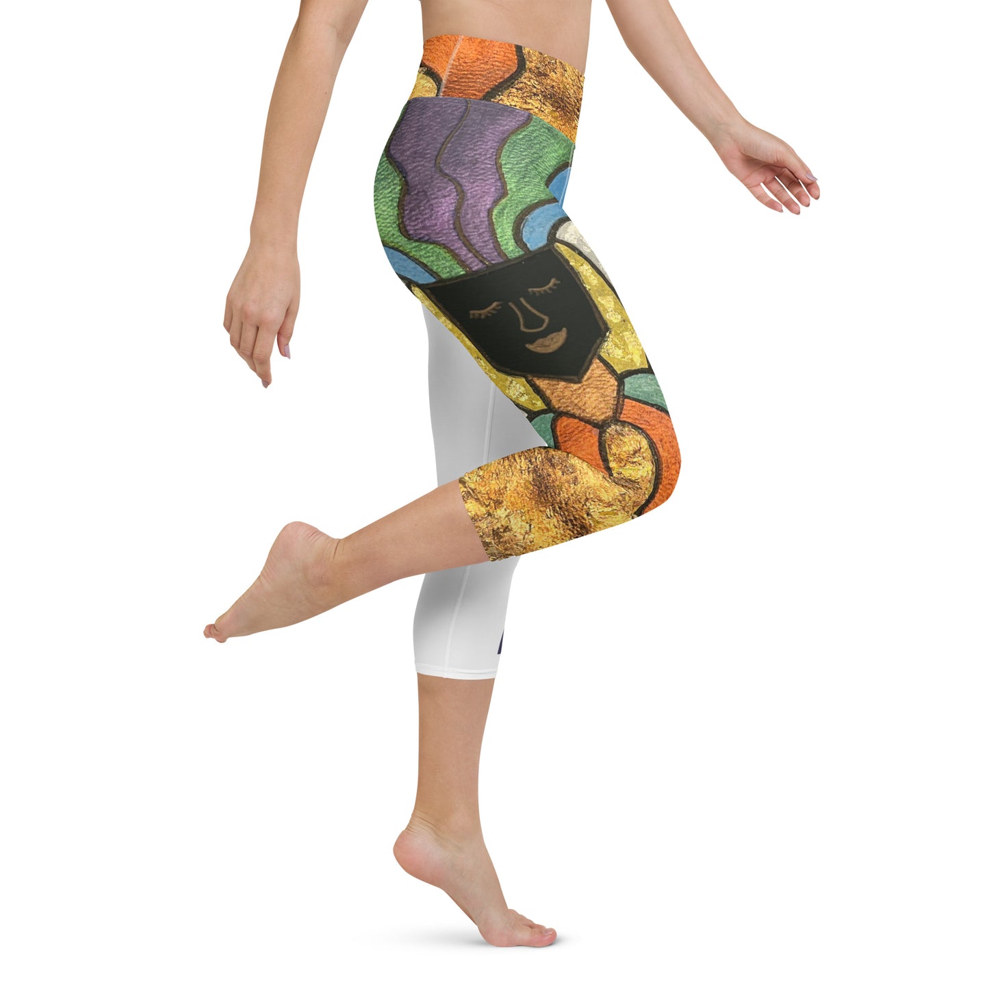 Masquerade Yoga Capri Leggings