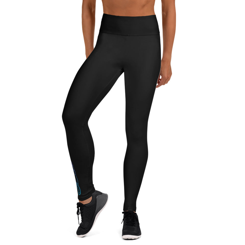 Afroboticus Cobalt Yoga Leggings