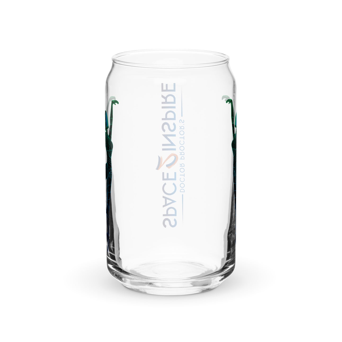 Afrobotica Releve Blue Can-shaped glass