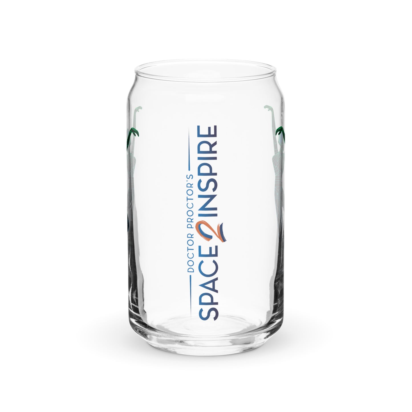 Afrobotica Releve Blue Can-shaped glass