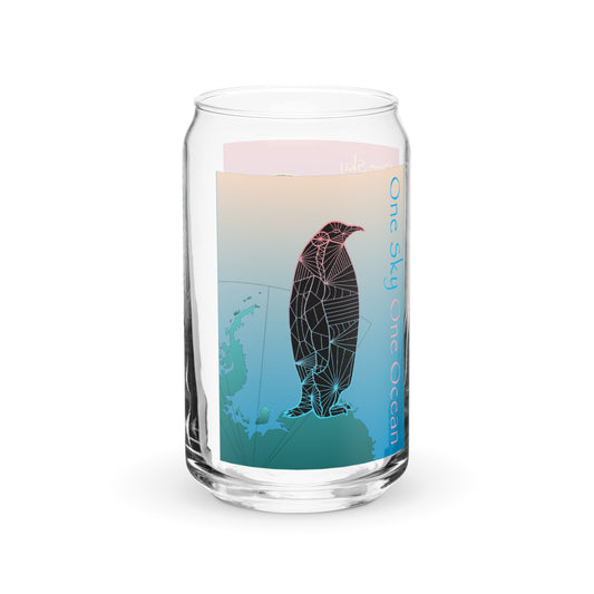One Sky One Ocean Can-shaped glass