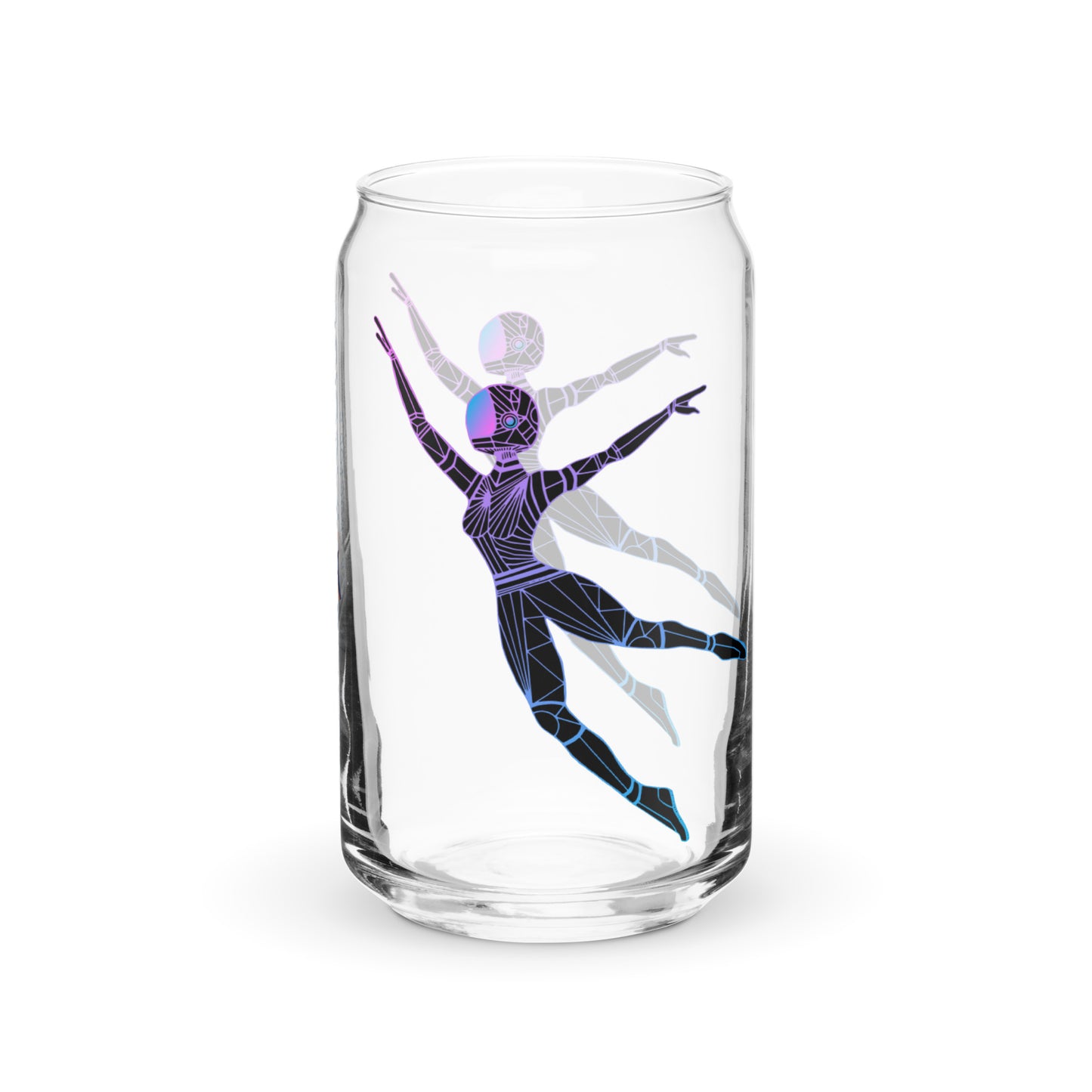 Afrobotica Leap Blue Can-shaped glass
