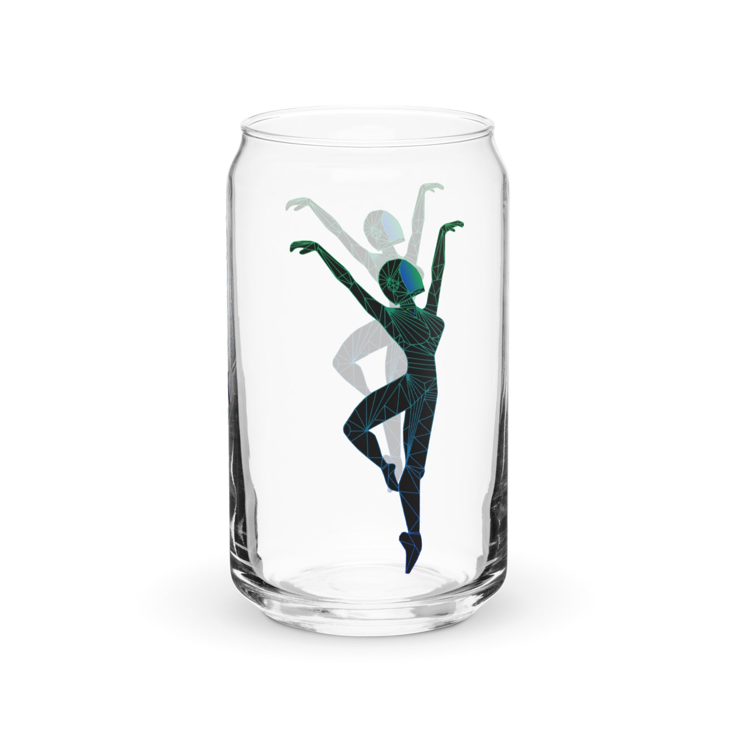 Afrobotica Releve Blue Can-shaped glass