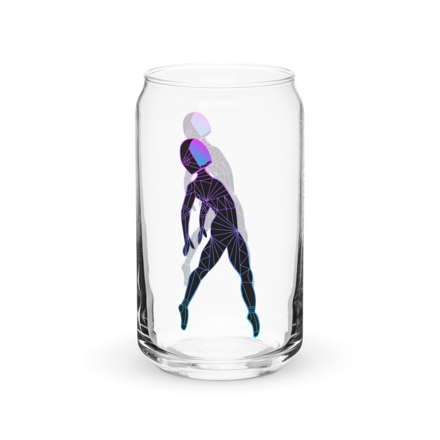 Afroboticus Cobalt Can-shaped glass