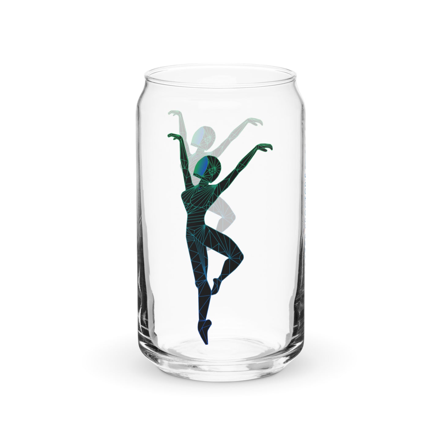 Afrobotica Releve Blue Can-shaped glass