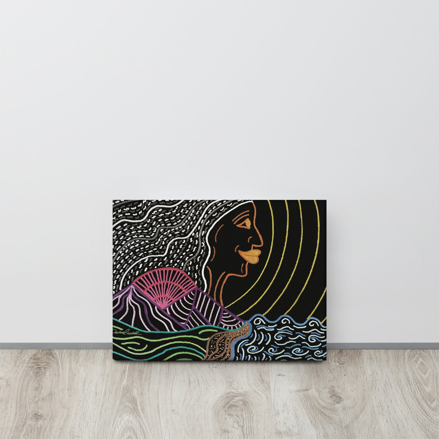 She's Waiting Canvas (12 x 16)