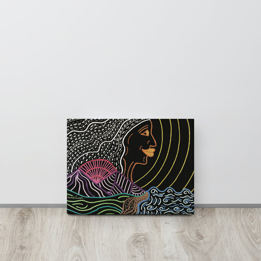 She's Waiting Canvas (12 x 16)