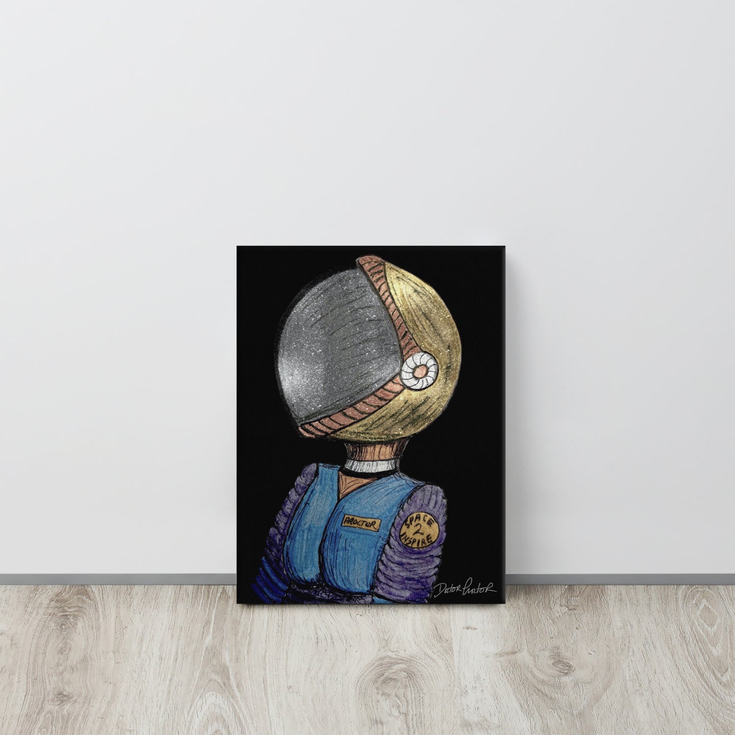 Afrobotica Suited Canvas (12 x 16)