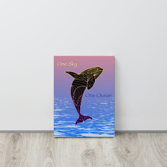 The Cosmic Orca Canvas (12 x 16)