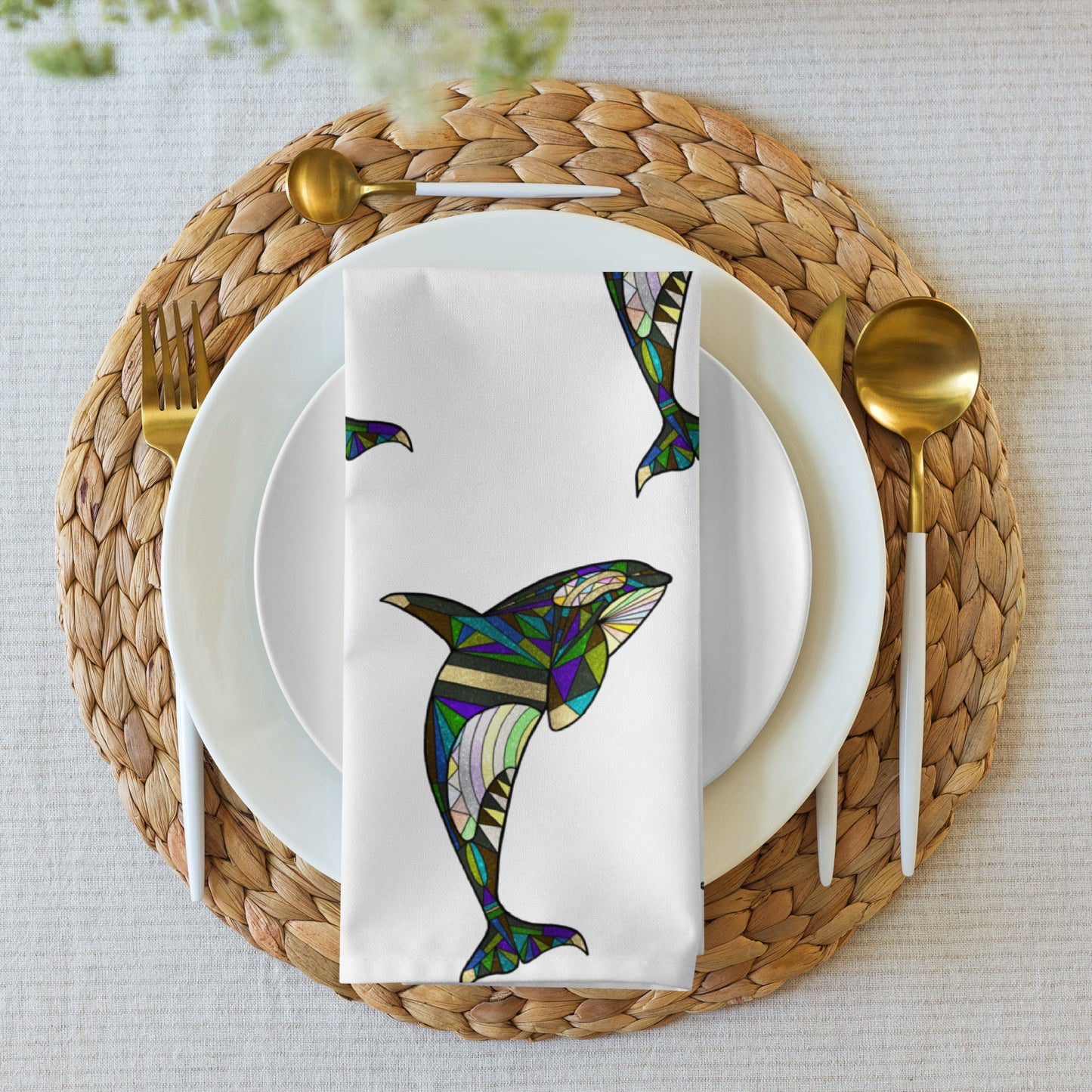 One Sky One Ocean Cloth napkin set