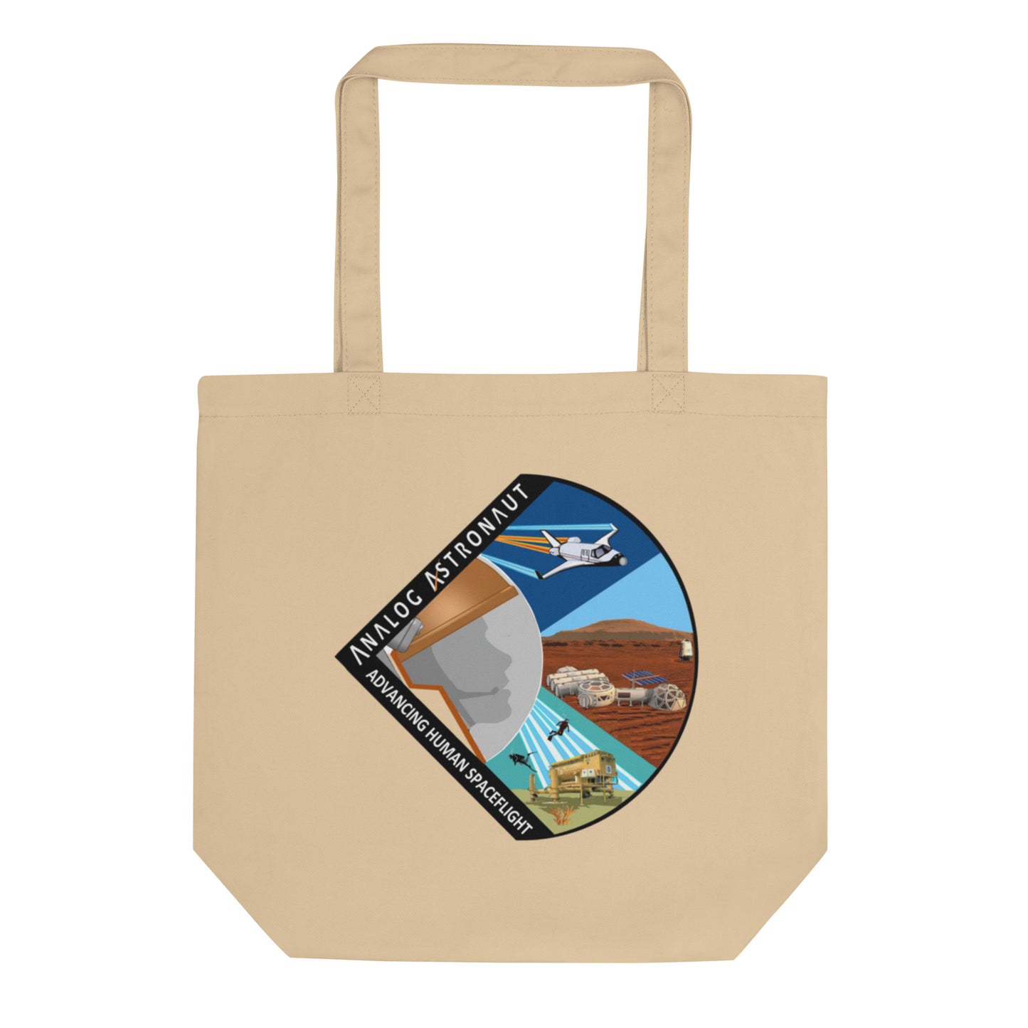 Analog Astronaut Eco Tote Bag