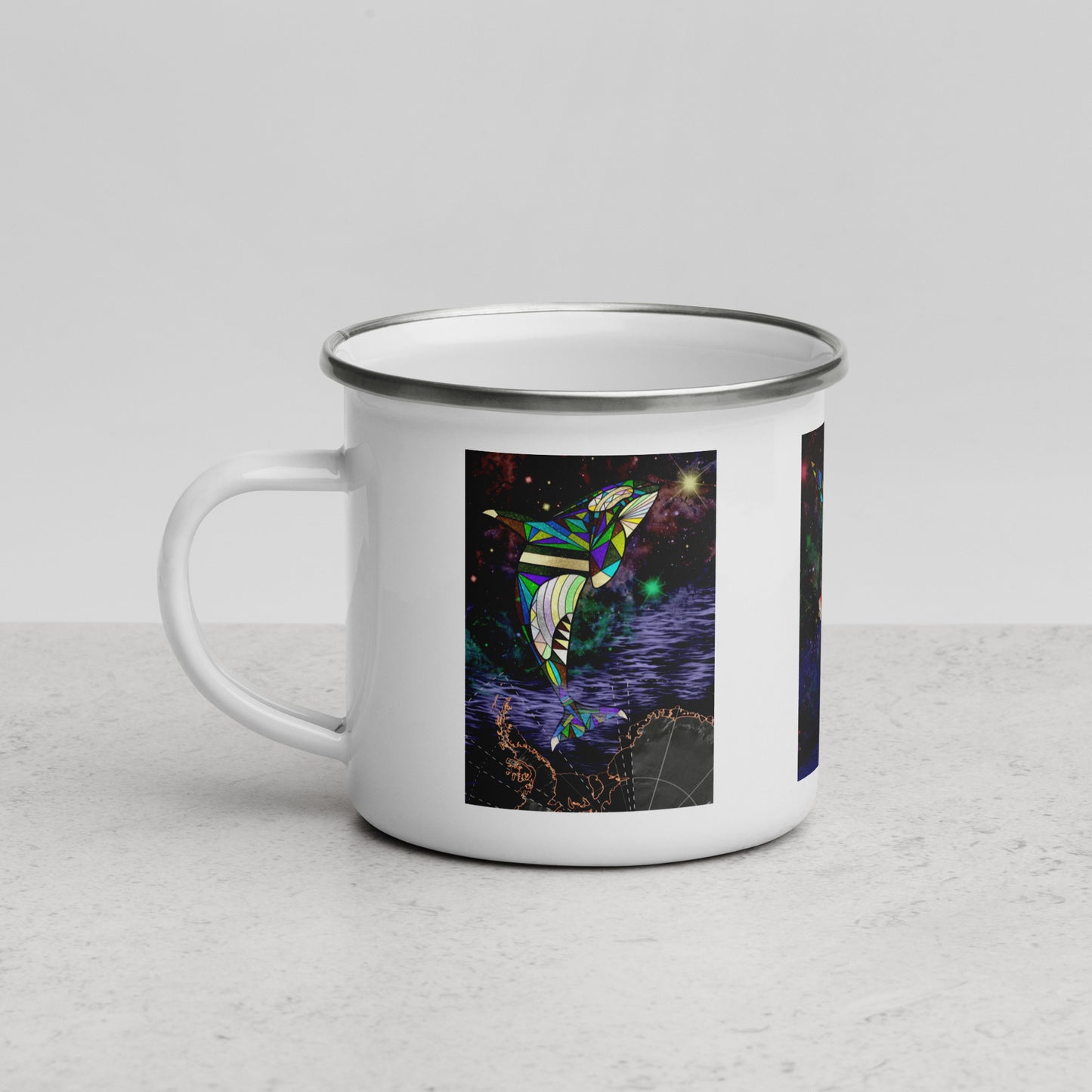 Oceans Enamel Mug