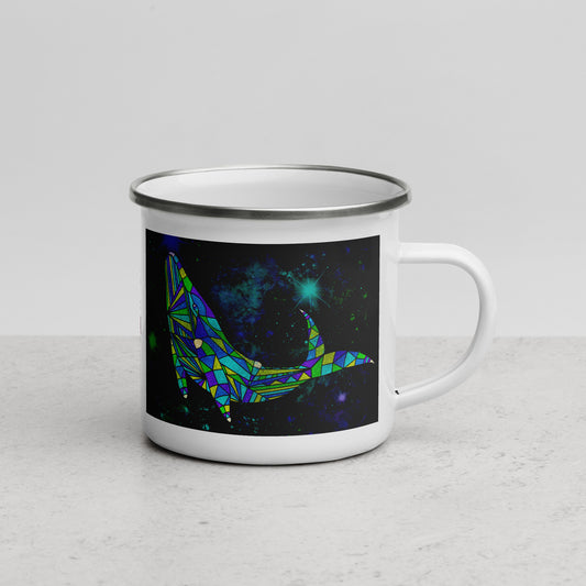 AstroCetacean Enamel Mug