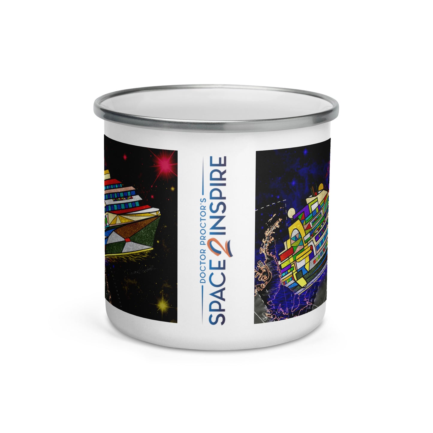 Ultramarine Enamel Mug