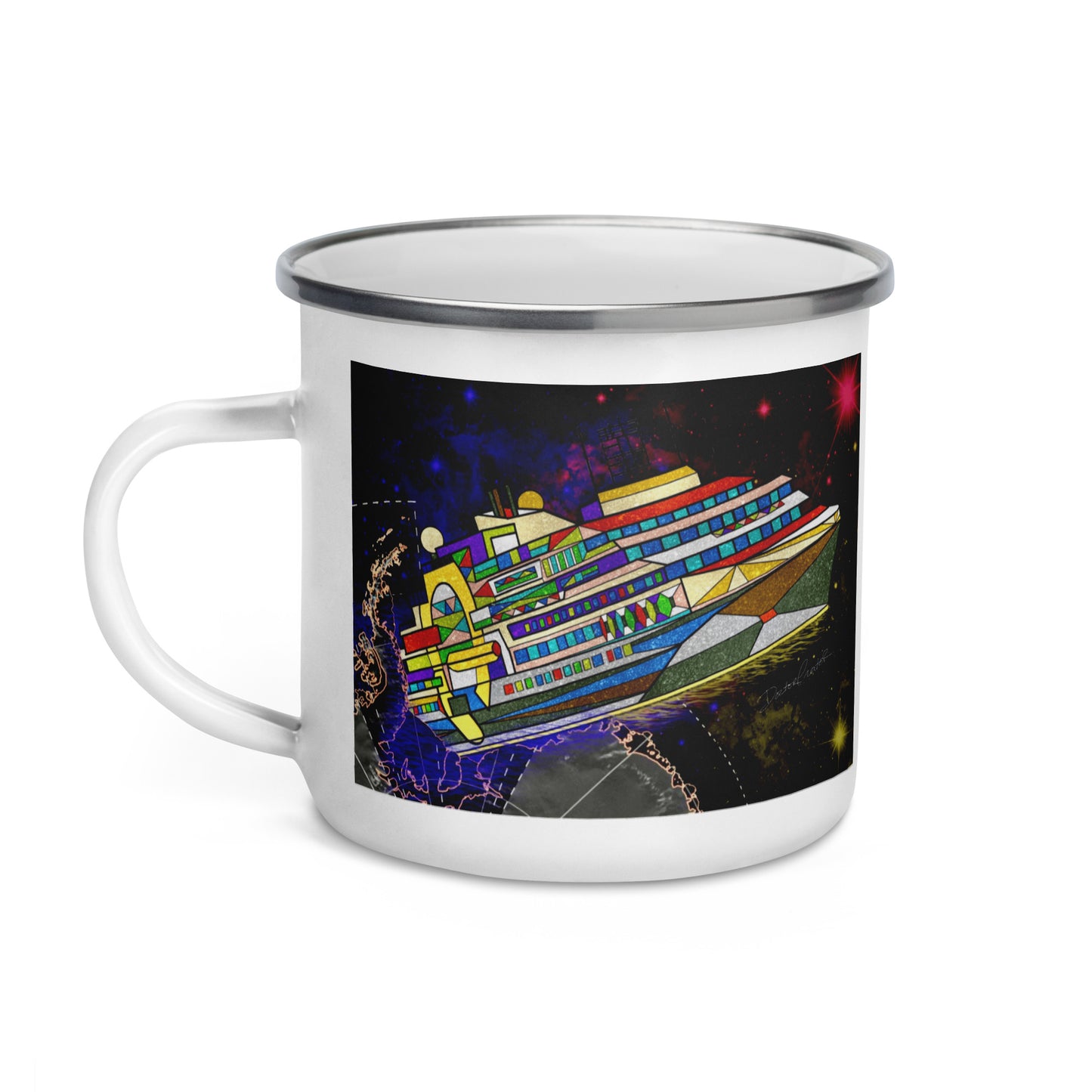 Ultramarine Enamel Mug