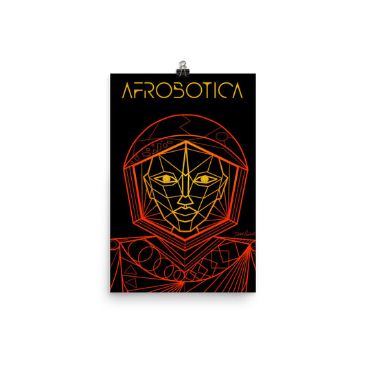 Afrobotica Avatar Red Poster (12 x 18)