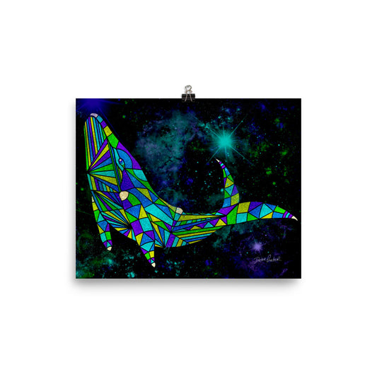 AstroCetacean Poster (8 x 10)