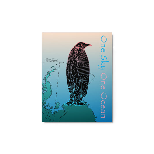 Antarctic Serenity Metal Print 11" x 14"