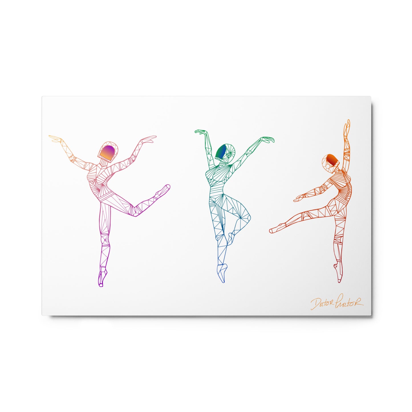 XNauts Dancing Metal print (24 x 36)