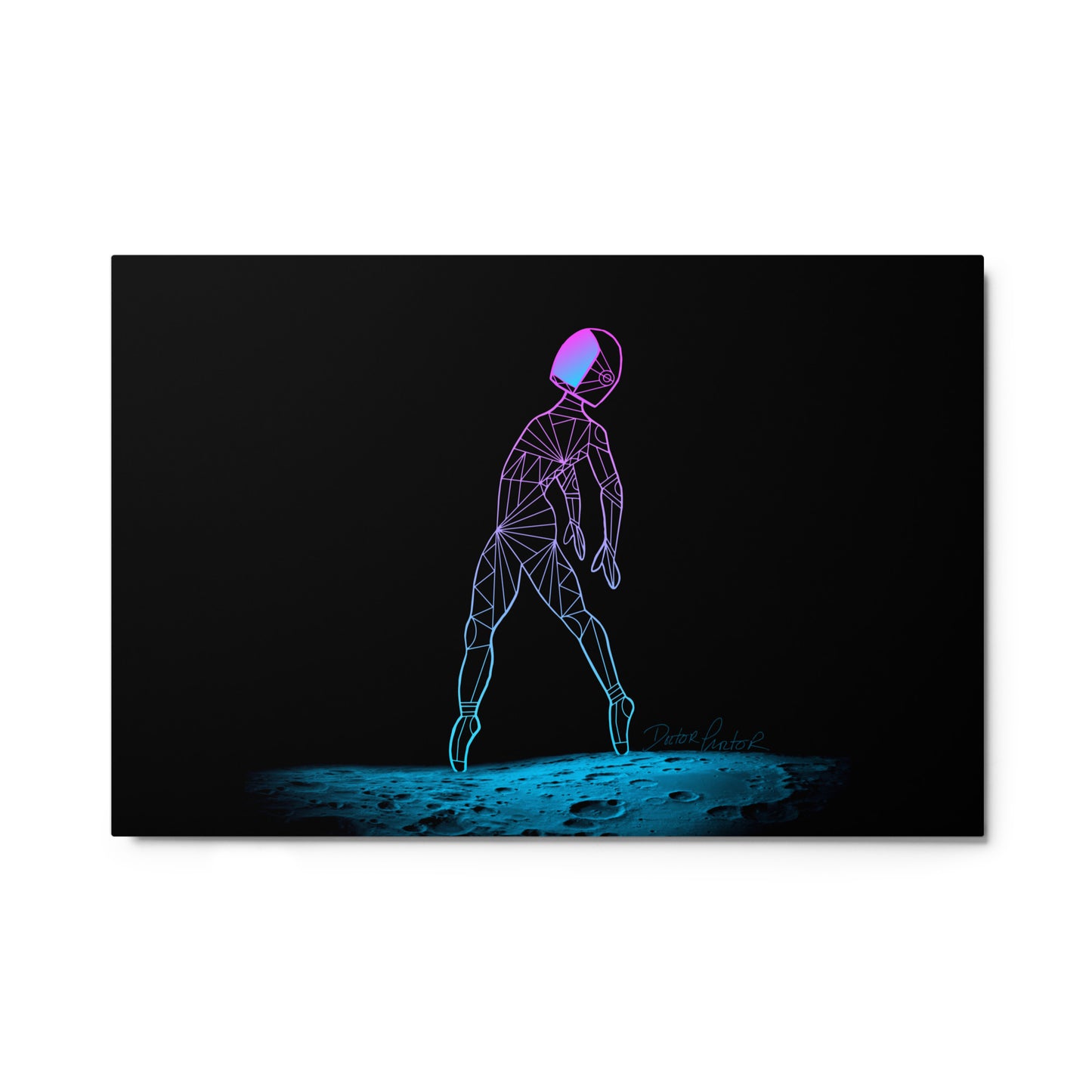 Afroboticus Cobalt Metal prints (24 x 36)