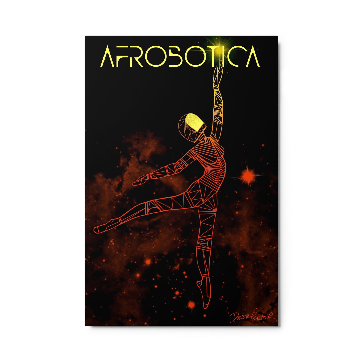 Afrobotica Pointe Constellation Metal prints