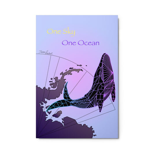 AstroCetacean Metal Print