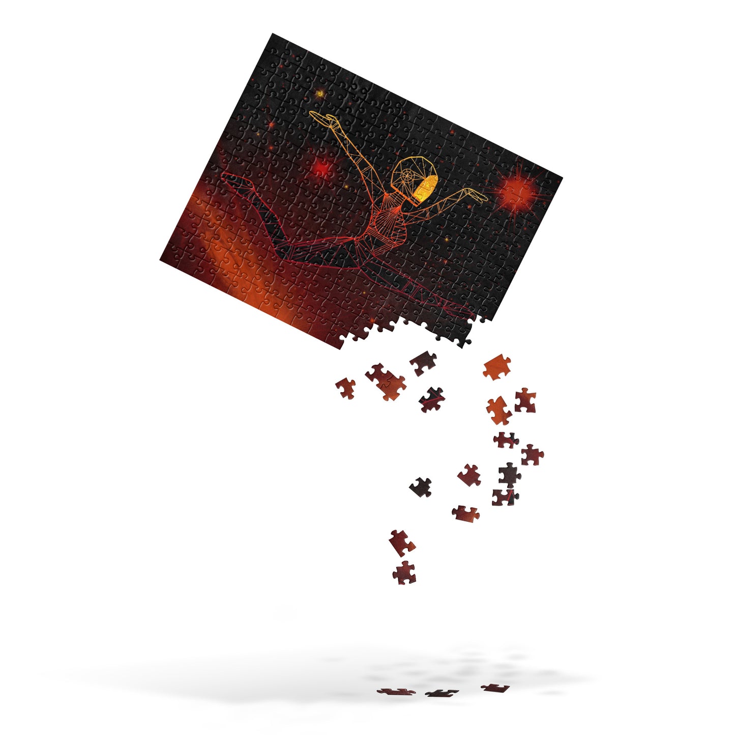 Afrobotica Ciseaux Red Jigsaw puzzle