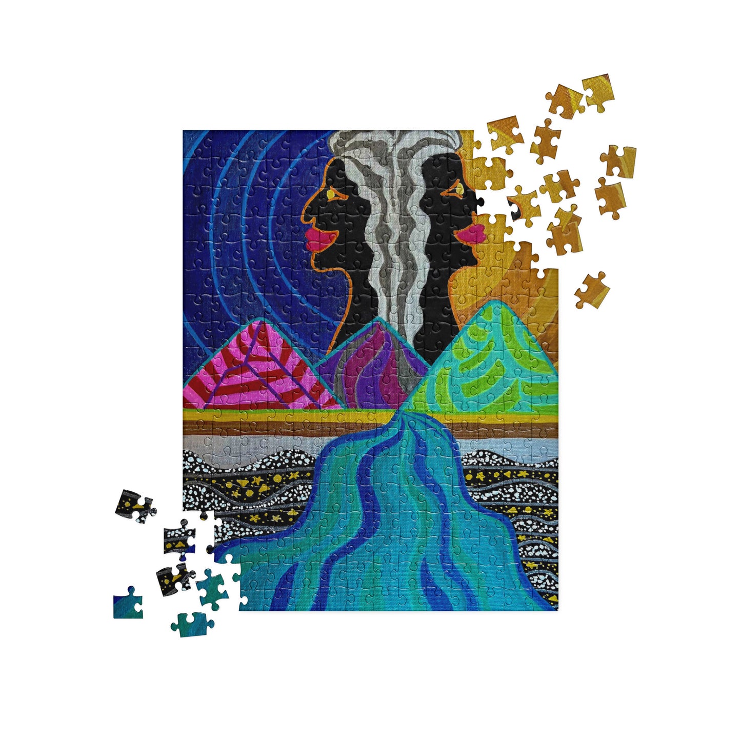 AfroGaia Night Light Jigsaw puzzle