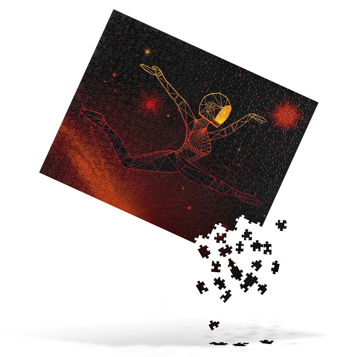 Afrobotica Ciseaux Red Jigsaw puzzle
