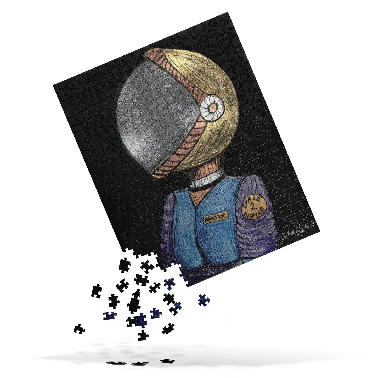 Afrobotica Suited Jigsaw puzzle