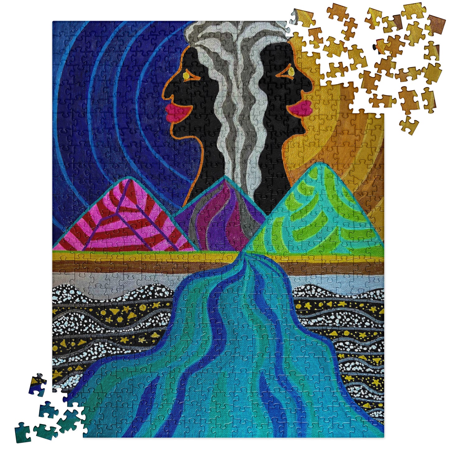 AfroGaia Night Light Jigsaw puzzle
