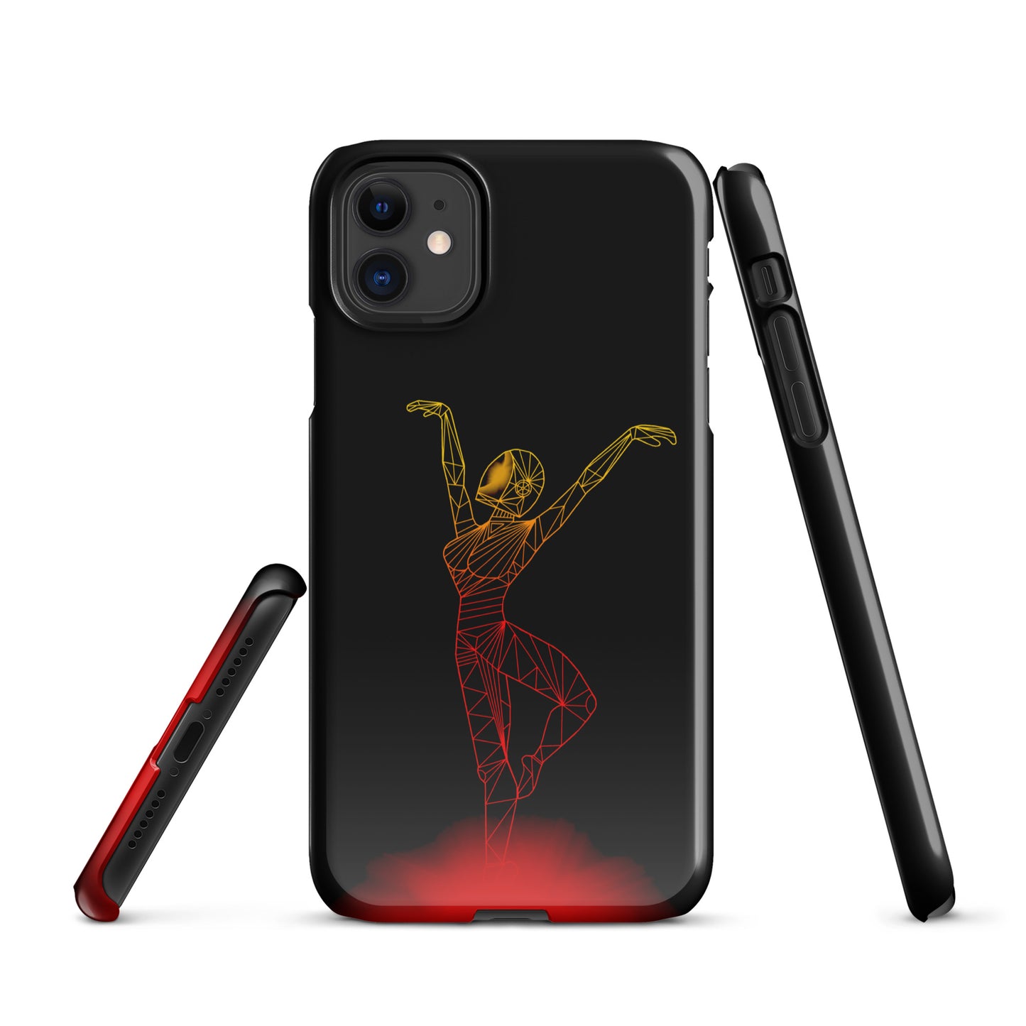 Afrobotica Releve Red Snap case for iPhone®