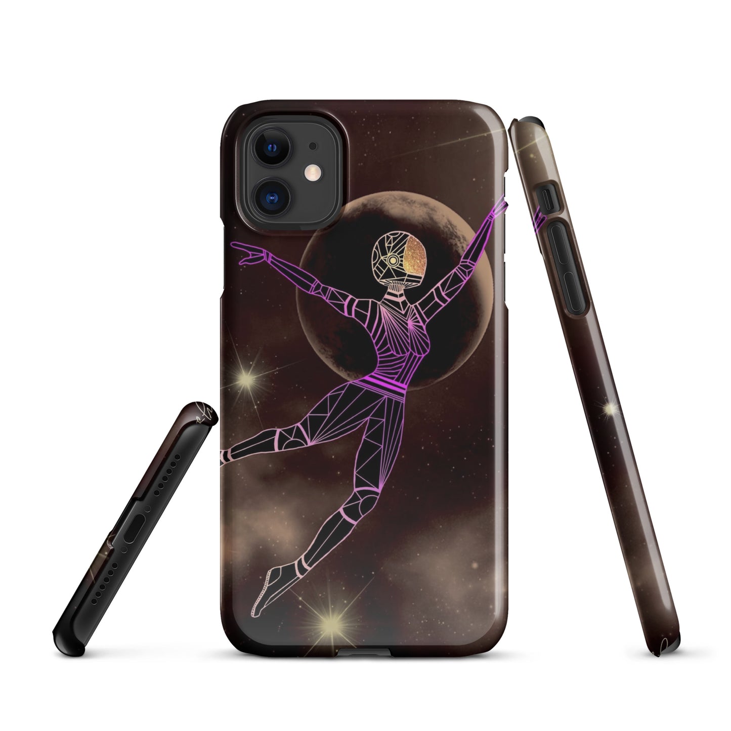 Afrobotica Leap into the Moon Snap case for iPhone®