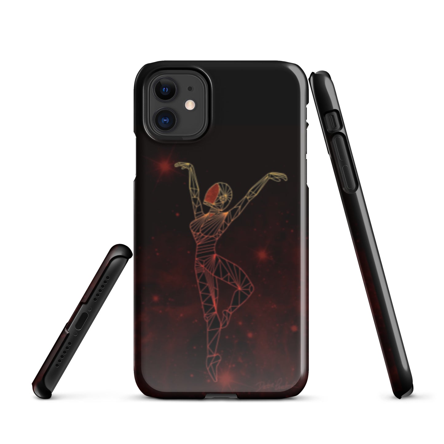 Afrobotica Releve Red Snap case for iPhone®